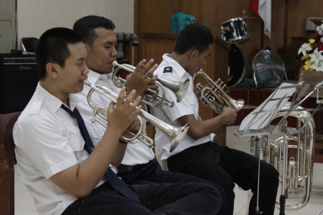 Yogya Band Cornet Section