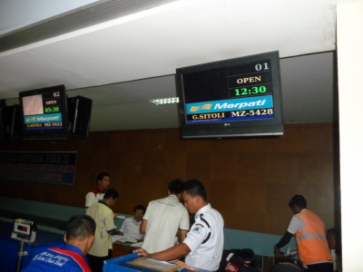 Merpati Airlines check-in